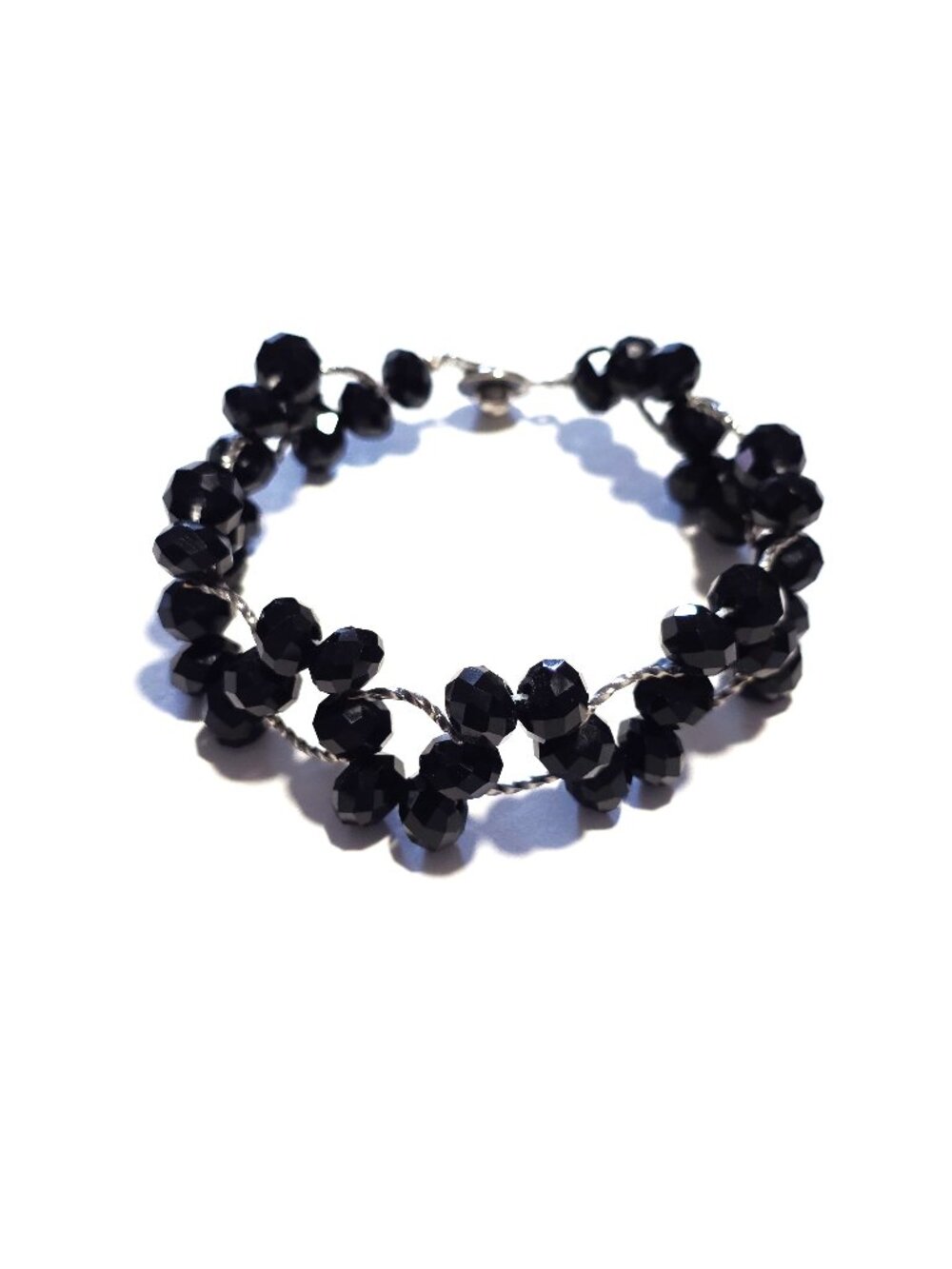 Teng Yue black & silver bracelet